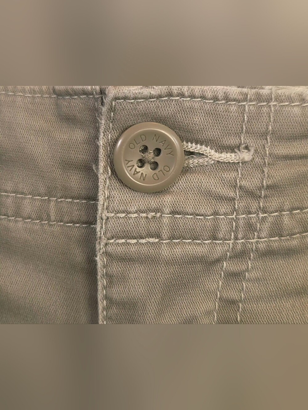 Vintage Old Navy Y2K Low Rise Cuffed Stretch Khaki Pants Size 4 Regular - Picture 4 of 9